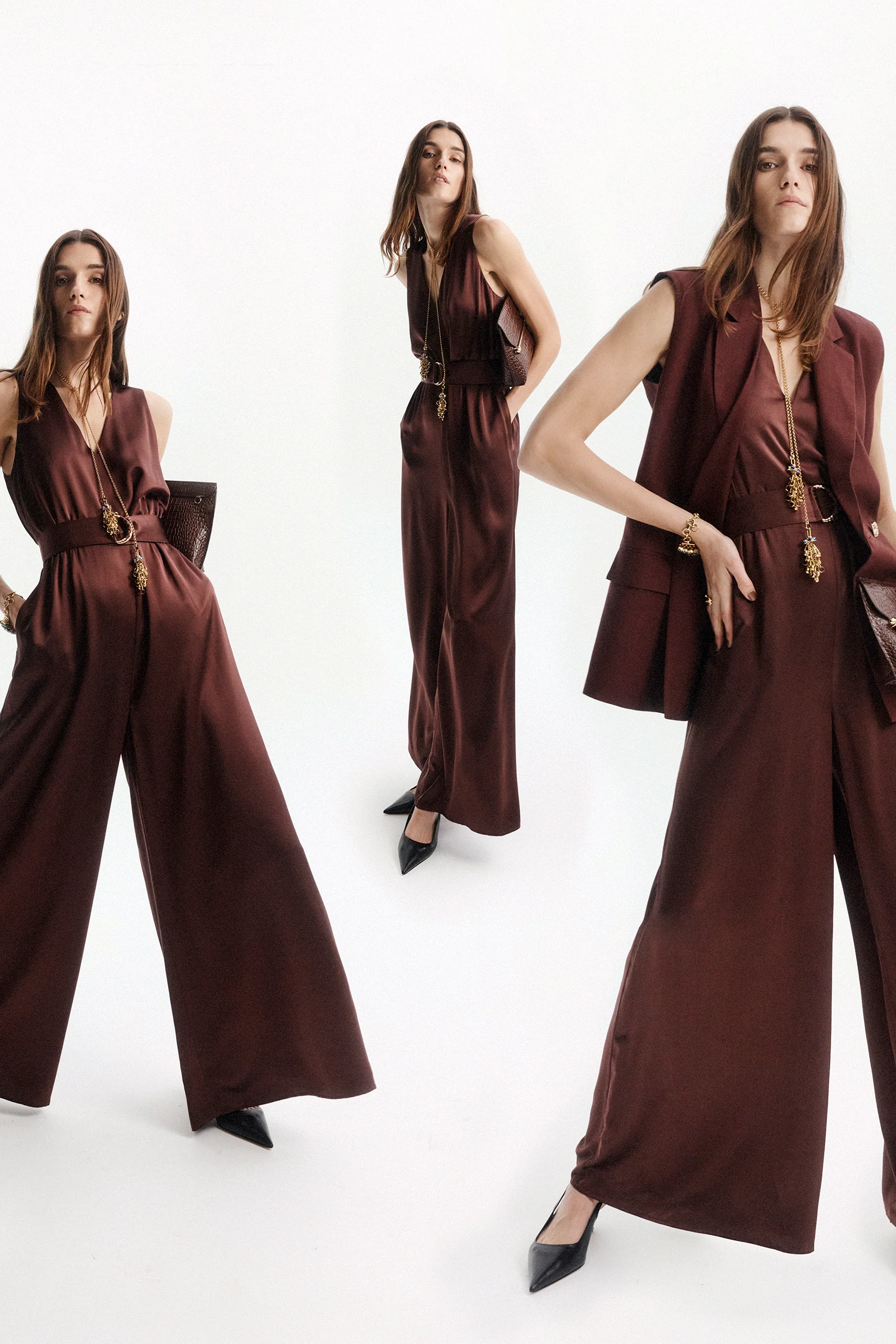 Husk Talia Gilet - Chestnut - Image 3